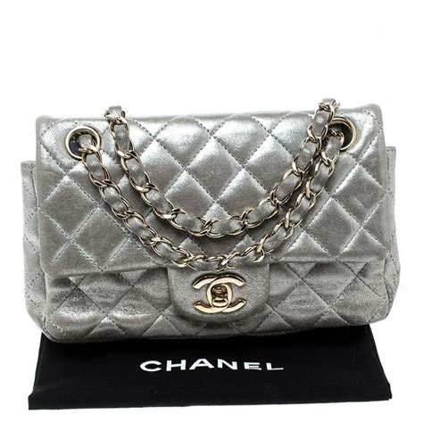 silver mini chanel|chanel mini price.